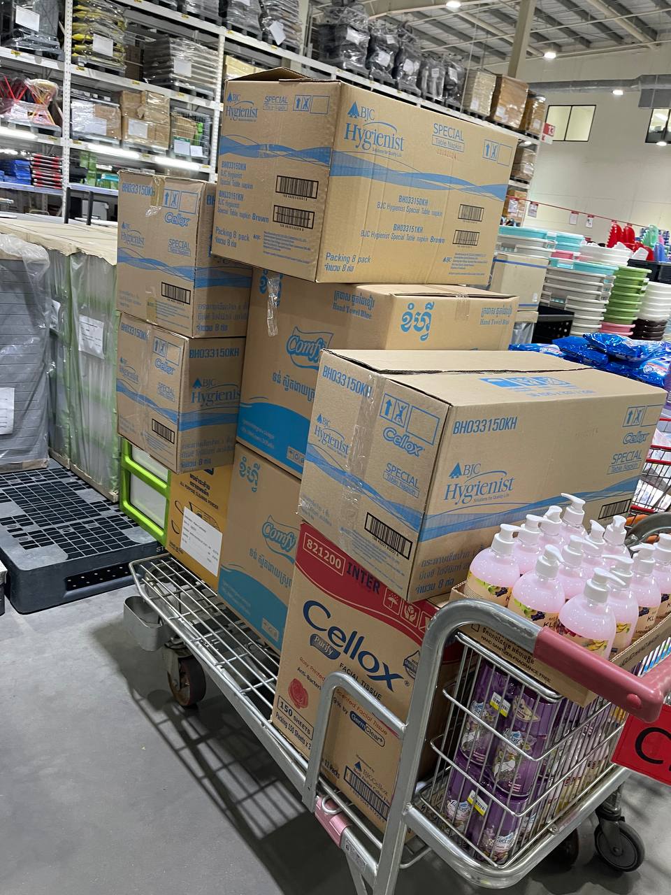 Modern Trade Distribution of Cellox and Hygienist Products by BJC at Makro Cambodia - Image 2